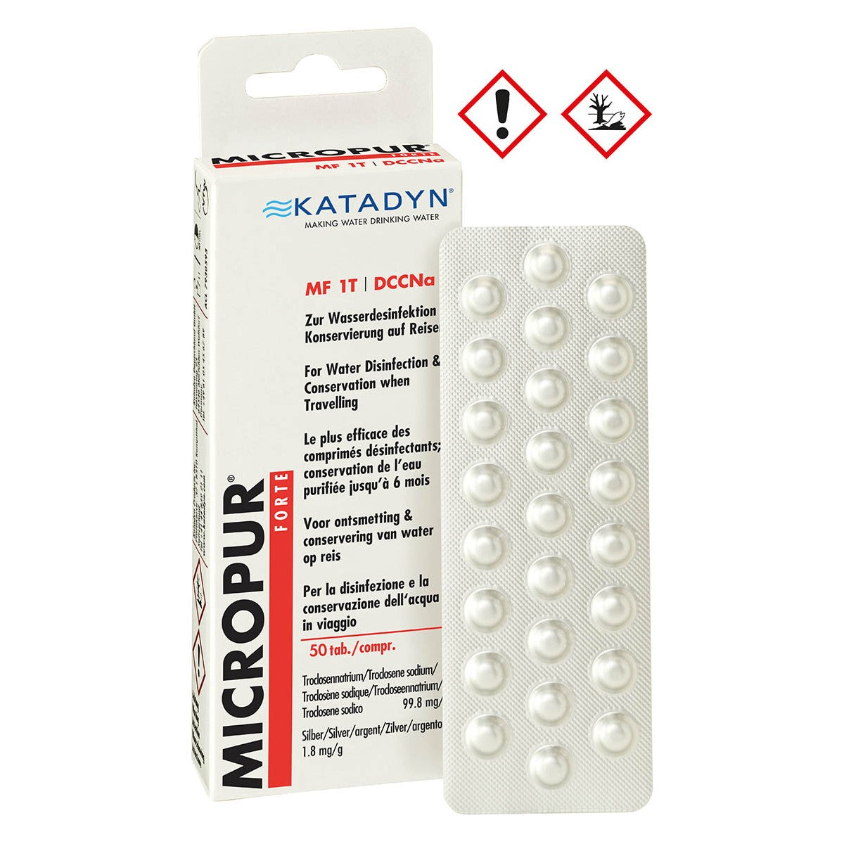 Trinkwasserdesinfektion mit Micropur Forte von Katadyn