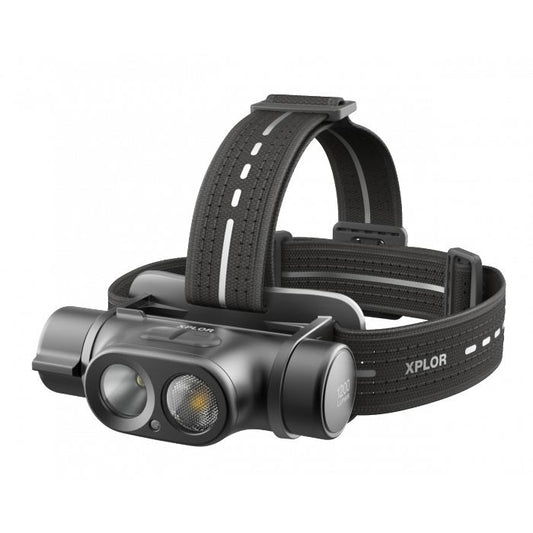 Die härteste Stirnlampe mit Mega-Power, 1200 Lumen, 110 m, Wasserdicht, #profi