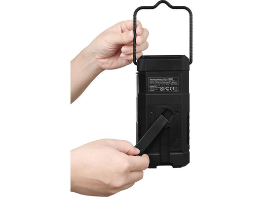 Notfallradio #Lux-Camping: DAB+ Radio, Solar, Kurbelantrieb, Powerbank, Lampe
