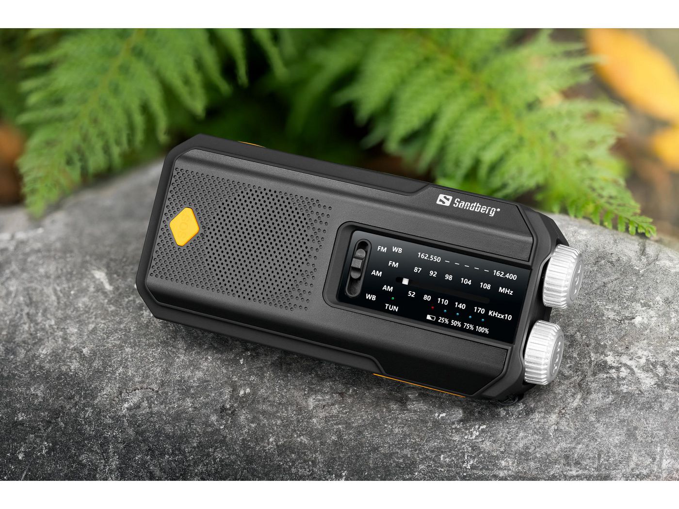 Notfallradio #basic: Notfallradio mit Licht, Akku, Kurbel. Preis-Leistungs-Sieger