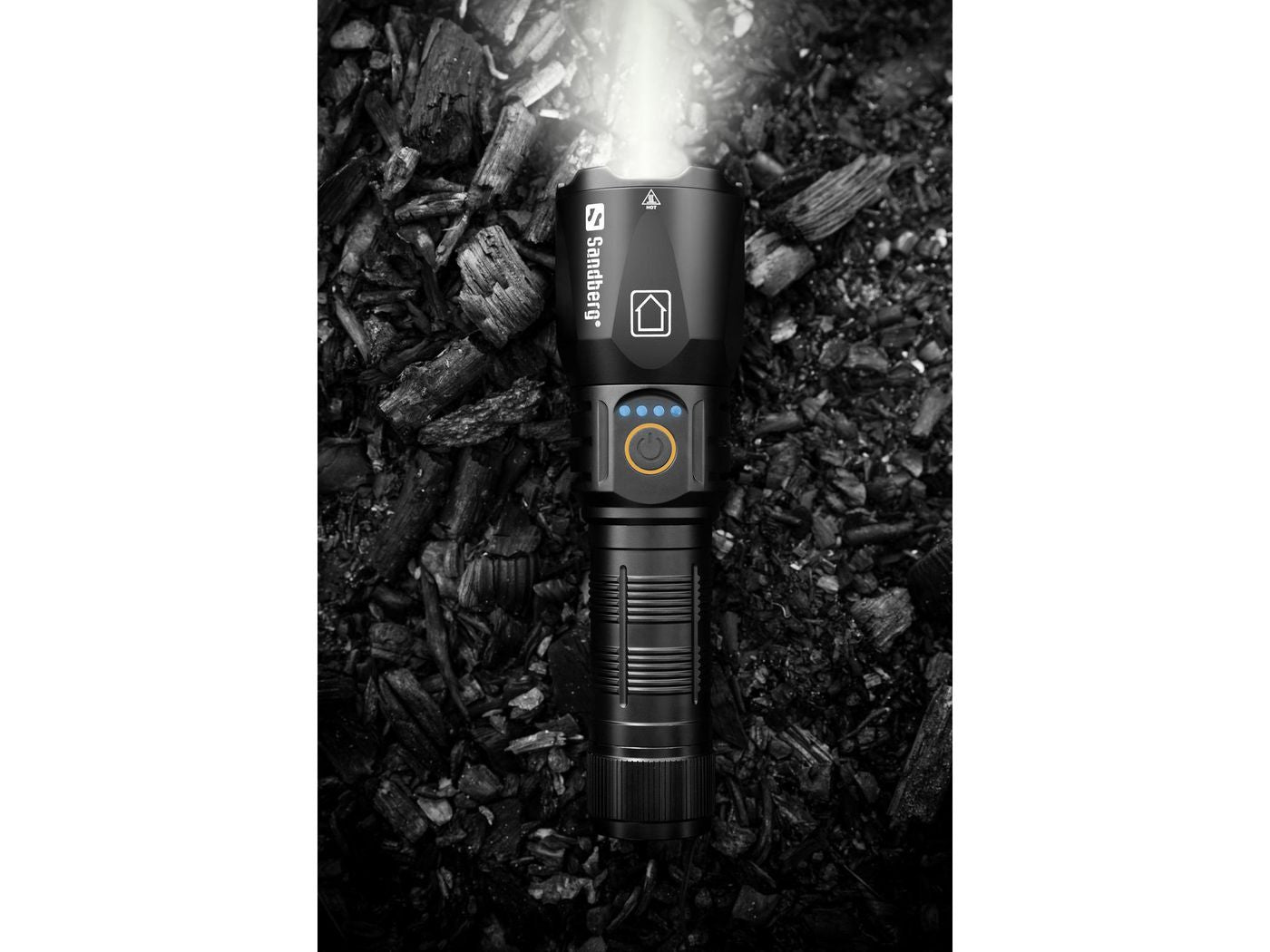 Taschenlampe #power: Leistungsstark & robust, Powerbank, Aufladbar