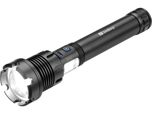 Taschenlampe #multi-lang: Multifunktional, 10.000 mAh Powerbank, Seitenlicht